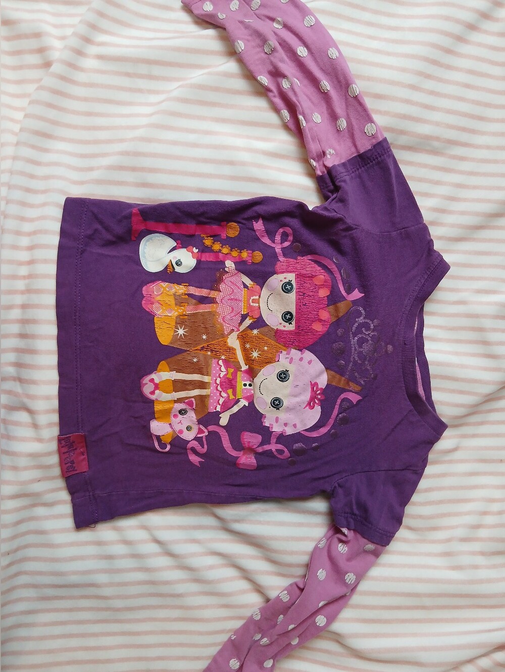2/$18 Lalaloospy Long Sleeve Shirt Girls Tops Clothing Doll Style Collectible